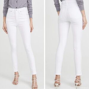 NWT MADEWELL White Skinny Jeans size 28